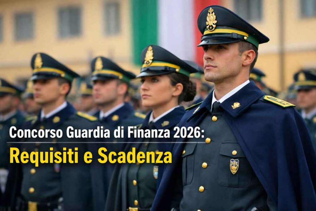 Allievi Marescialli della Guardia di Finanza durante una cerimonia ufficiale