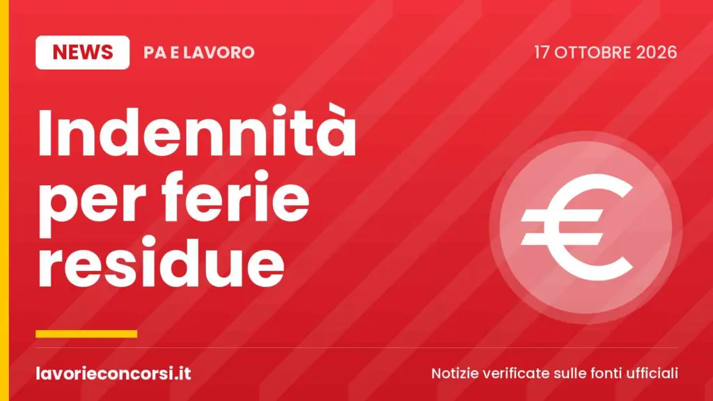 Ferie non godute, legge 5 ottobre 2026: cosa cambia per dipendenti
