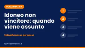 Idoneo non vincitore: cosa significa e cosa puoi fare