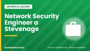 MBDA UK cerca Network Security Engineer (SOC) a Stevenage