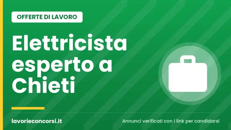 Randstad cerca elettricista a Chieti: tempo determinato full time