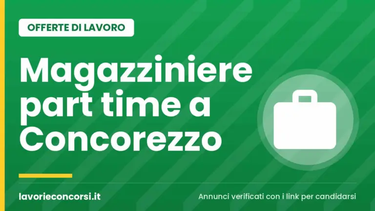 Randstad cerca magazziniere part time mattino a Concorezzo