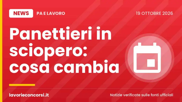 Sciopero panettieri per rincari: novità per i fornai dal 16 ottobre